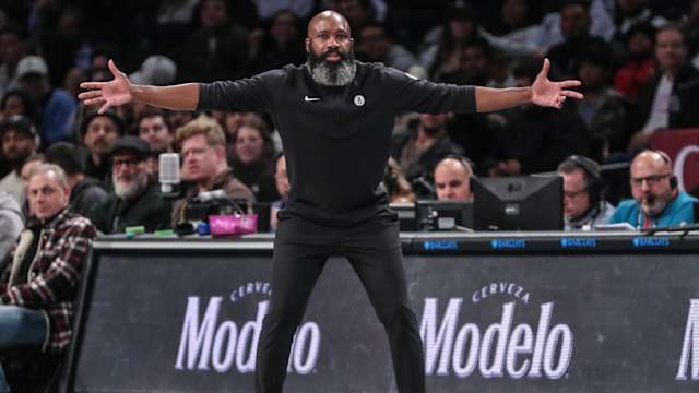 Brooklyn Nets head coach Jacque Vaughn